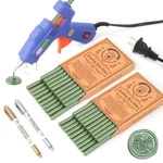 Wax Kit, 40PCS Green Sealing Sticks With Glue Gun + 2PCS Pe.... Fixed Price $26.48.