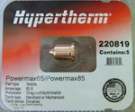 Hypertherm Genuine Powermax 65 & 85 - Amp Nozzles 220819 Pack. Fixed Price $57.00.
