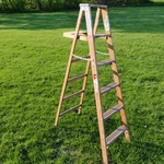 Vintage Werner Wood Ladder Ft W336 Utility Farmhouse Decor. Fixed Price $129.95.
