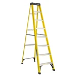 Louisville 8' Fiberglass Step Ladder, 12' Reach, 250 Lbs Load Capacity. Fixed Price $120.25.