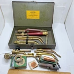 Vintage 20 Pcs Mix Misc Prest-o-lite & Prestolite 5 1 Welding Torch Light Kit. Fixed Price $139.95.