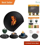 40" Pit Mat Fireproof Silicone Fiberglass For Solo Stove Grill Deck. Fixed Price $31.97.