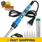 Q-ming 80W Lcd Digital Soldering Iron Kit Portable Welding Tools. Fixed Price $24.99.