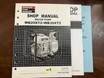 Oem Honda WB20XT2 WB30XT2 Water Pump Service Manual 2011. Fixed Price $50.00.