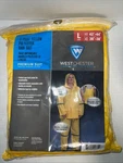 West Chester 3-PIECE Yellow Polyester Premium Rain Suit With Reflective Tape. Fixed Price $28.00.