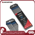 Arccaptain Tig Welding Tungsten Electrode Blue 2% Lanthanated 3/32" X 7" 10-PACK. Fixed Price $44.99.