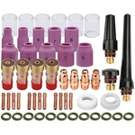 Zinger Tig Welding Torch Stubby Gas Lens #10 Glass 53PCS, Multicolor. Fixed Price $39.44.