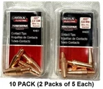 Lincoln Electric Magnum Pro .025" (0.6MM) Contact Tips 10 (2 Packs Of 5). Fixed Price $15.49.