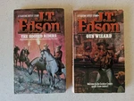 The Hooded Riders And Gun Wizard (floating Outfit) J. T. Edson Vintage Western. Fixed Price $60.00.