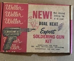 Weller Dual Heat Stain Glass Soldering Gun Kit Box Solder,brush, Pin, Vintage. Fixed Price $99.99.