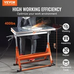 Welding 30X20" 400LB Adjustable Height Folding Workbench On Wheels. Fixed Price $104.99.
