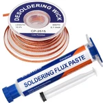 Lesnow Flux Paste And Wick Braid, Clean Soldering.... Fixed Price $16.31.