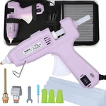 Full Size Hot Glue Gun With 60W/100W/OFF Switch, Purple-extra-long Power Cord. Fixed Price $35.94.