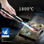 Metal Spray Gun Torch Lighter 1800 Blue Flame Butane Gas For Camping Free Ship. Fixed Price $23.50.