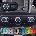 For Jeep Wrangler Jl Gladiator Jt Knob Press-fit Covers 2018 2026 A/c Trim. Fixed Price $21.99.