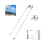 2025 Update Silver Plated High-end Ebusin 10" Extended Roof Bracket Supports .... Fixed Price $67.19.