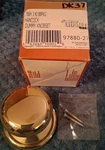 Kwikset Dummy Knob Hancock Polished Brass 788H 3 Ki Bbpkg. Fixed Price $8.00.