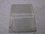 Suzuki Generator SE1500 SE2500 Service Repair Manual 1980. Fixed Price $22.00.
