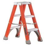 Louisville FM1503 Twin STEPLADDER,3 FT.,FIBERGLASS,300 Lb. 33J720. Fixed Price $256.42.