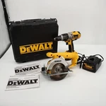 Dewalt 18V Cordless Tool Set DW935 Circular Saw DW988 Drill Case Charger Manuals. Fixed Price $99.99.