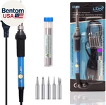 Soldering Iron Kit Electric 60W 110V Adjustable Temperature Gun Weldin. Fixed Price $17.57.