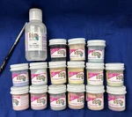 Colors For Earth Fired Glass Kit 1/2 Ounce Sampler 14 Different. Fixed Price $99.95.