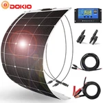 Dokio 100W 200W 400W Mono Semi-flexible Solar Panel Kit For Rv/car Battery/home. Fixed Price $139.99.