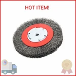 Forney 72750 Wire Bench Wheel Brush, Narrow Face Coarse Crimped With 1/2-INCH An. Fixed Price $28.62.