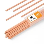 30PCS Brazing Rods Aws BCUP-5 15% Silver Solder Phos Copper Alloy Flat. Fixed Price $44.81.