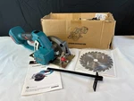 Heimerdinger LB295 Blue 6 Inch Battery Powered Cordless Circular Saw. Fixed Price $84.99.