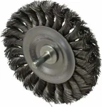 Weiler Od, 1/4" Shank Diam, Knotted Steel Wheel Brush 1/2" Face Width, 7/8.... Fixed Price $46.49.