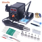 2IN1 Soldering Station Hot Air Gun Heat Rework Smd Welding Tool Iron Kit 780W. Fixed Price $54.99.