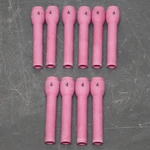 (10) Nasco Anchor Tig Cup Nozzle 900-A796F75, Alumina, 1/4" #4, 2-1/2" Long. Fixed Price $49.95.