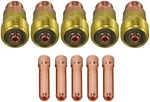 Tig Stubby Gas Lens 17GL18 1/8'' 10N25S Collet Kit Fit Wp 26 Torch 10PCS. Fixed Price $24.00.