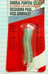 Solder General Purpose, Oatey, 40% Tin Acid Core, 1.5 Oz.. Fixed Price $6.20.