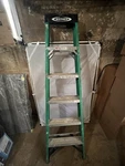 Only Pickup Werner Ft Aluminum/fiberglass Heavy Duty Step Ladder Model # FS206. Fixed Price $42.50.