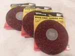 Lot Of 3 - Forney 5 In. Aluminum Oxide Adhesive Sanding Disc 16 Grit Pk. Fixed Price $17.70.