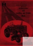 International Harvester Farmall 60 Leveling Grader Blade Operators Manual 100. Fixed Price $8.84.