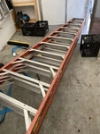 Werner Ladder 18 Aframe Model #T7414. Fixed Price $500.00.