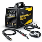 New! Berger 135 Amp 3-IN-1 Multiprocess Welder 120V Flux Tig Stick Full Kit. Fixed Price $199.95.