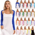 Us Womens Long Sleeve Bolero Shrug Open Front Arm Cropped Cardigan Shawls. Fixed Price $14.28.