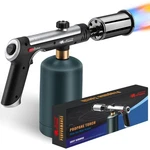 Artflamm Powerful Propane Torch Gun, Flamethrower With Turbo Mode, Silver. Fixed Price $52.46.