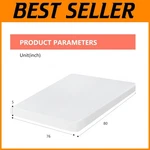Dual-layer King Mattress Gel Memory Foam Certipur-us. Fixed Price $218.39.