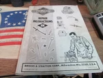 Original Briggs And Stratton Service Parts Repair Instructions MS-4750 1973. Fixed Price $17.99.