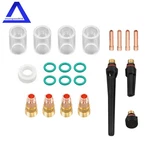 Tig Welding Torch Stubby Gas Lens Glass Cup Kit 22PCS For WP-17/18/26. Fixed Price $17.82.