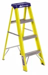 Louisville 3 Steps, 4' High, Type Rating, Fiberglass Ladder. Fixed Price $186.21.