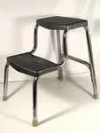 Vintage Ames Maid 2 Step Utility Stool Kitchen Metal Pantry Chair Made Usa. Fixed Price $52.79.