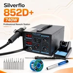 852D+ Iron Station Digital Hot Air Gun Desoldering Rework. Fixed Price $114.99.
