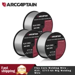 Flux Core Gasless Mig Wire, Mild STEEL-E71TGS .035" 0.9MM-2 Lbs Spool (3 Rolls). Fixed Price $42.98.