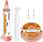 Towot 10FT Wick Braid & No-clean Soldering Flux Paste (10CC) Desolderin. Fixed Price $15.96.